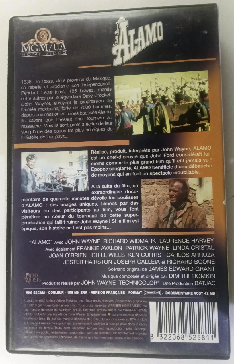 Alamo John Wayne en VHS – photo 4
